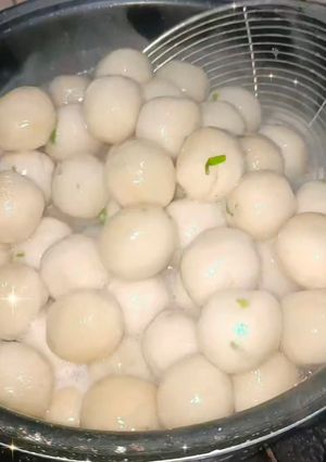 Cilok simple isi ayam suwir