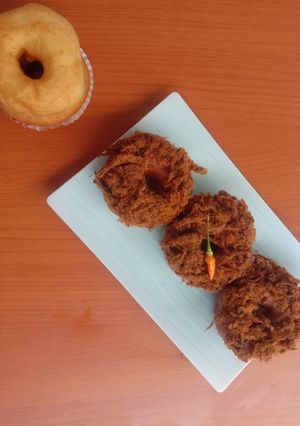 Donat maizena topping abon sapi