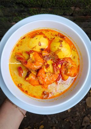 Gulai Udang Tahu Telur Kentang