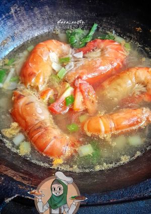 Hundang Bajarang (Udang Rebus) ala Kalsel