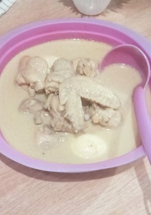 Opor Ayam Putih Kuah Kental