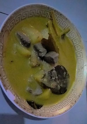 Opor hati sapi dan kentang