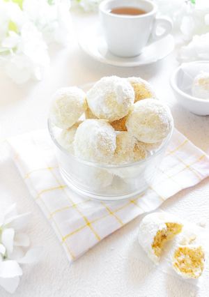 Pistache Cheesy Snow Balls || Putri Salju