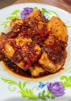 Tahu Penyet Saus Kecap